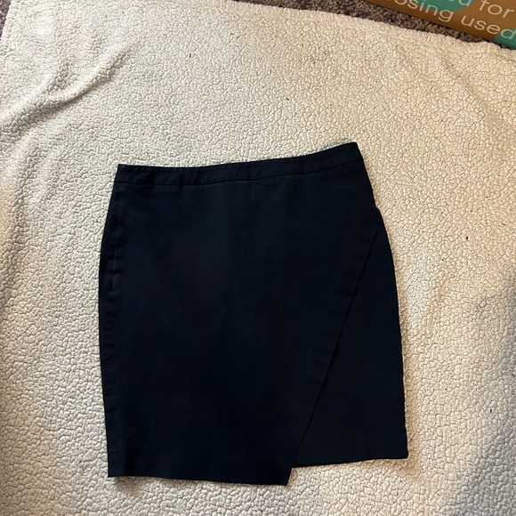 navy blue navy skirt banana republic Banana Republic skirt navy blue